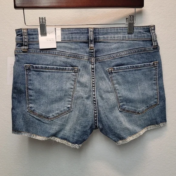 STS BLUE Aubrey Short Size 28-in 10in high rise denim short, distressed - Picture 7 of 11